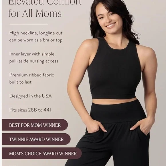 Kindred Bravely Sublime Longline Nursing Bra for Breastfeeding 1X Busty - Picture 2 of 7